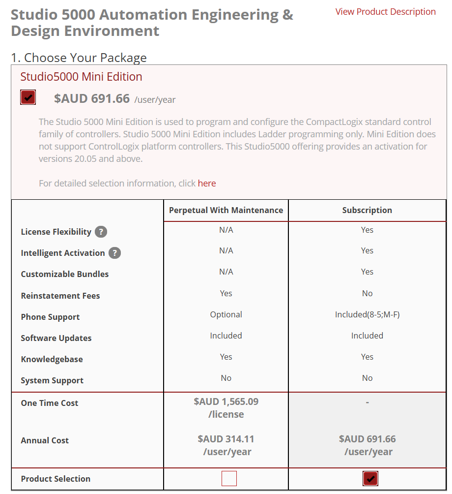 We have acquired some training aids that have 1769-L16ER-BB1B controllers in the product. Is there an education license/free version available for either or both of these applications?